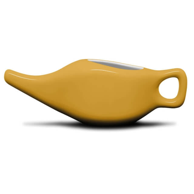 Neti Nasenspül-Kännchen Porzellan Maisgelb