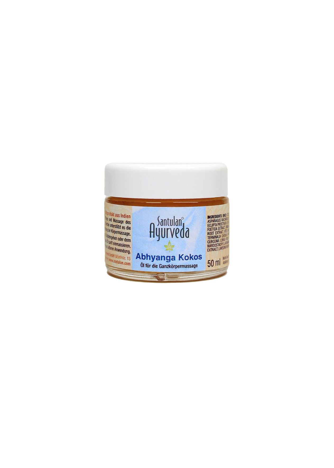 Abhyanga Kokos Massageöl 50 ml Santulan