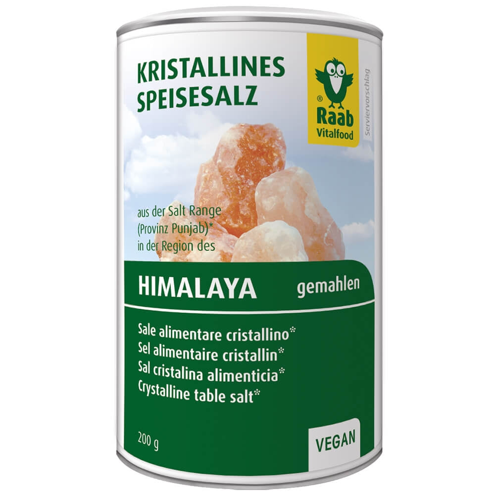 Kristallines Speisesalz 200 g Raab