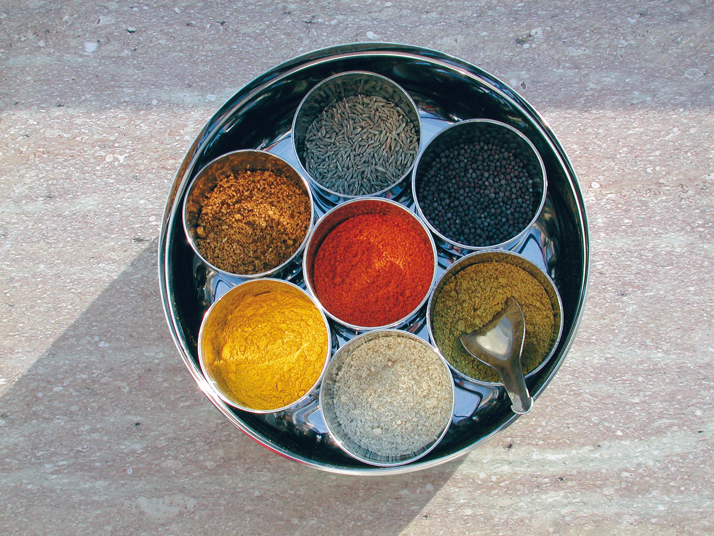 Premium Gewürzdose Edelstahl gefüllt