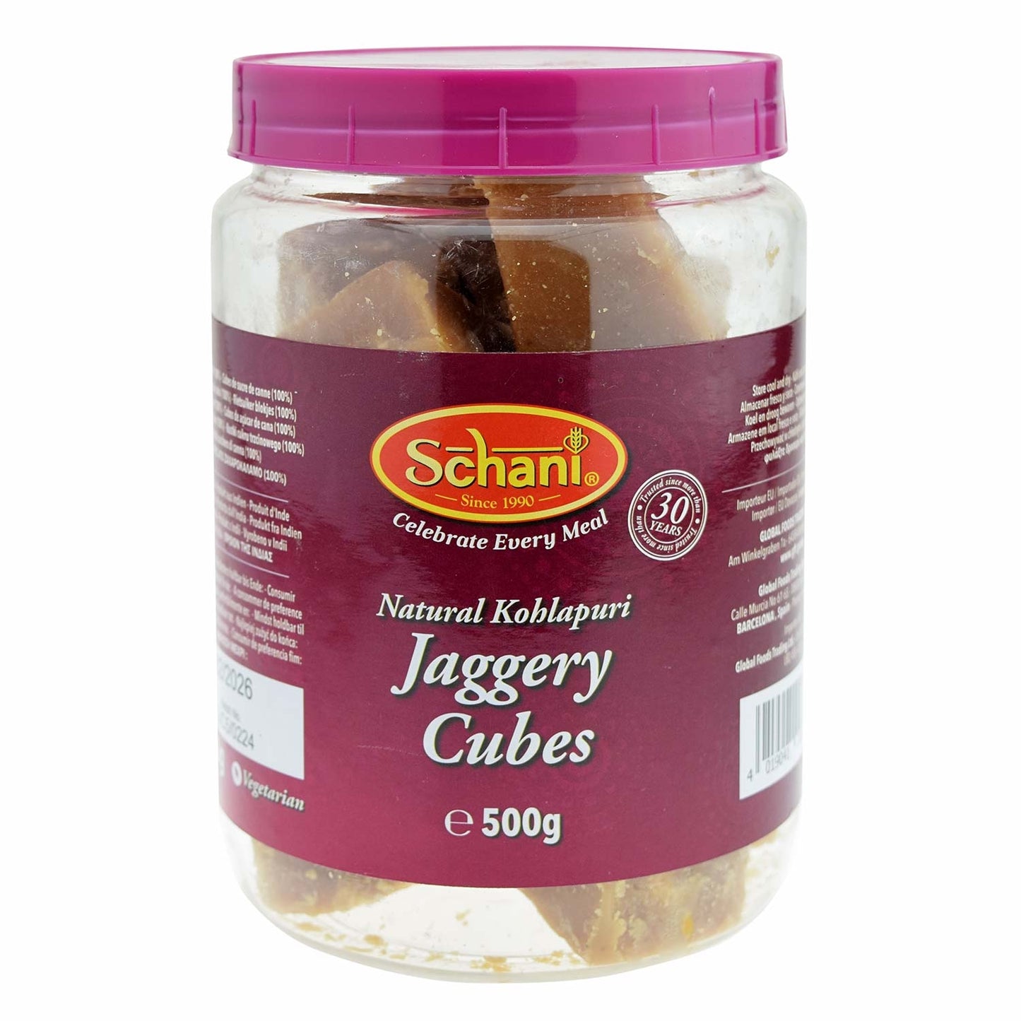 Jaggery Cubes Natural 500 g Schani