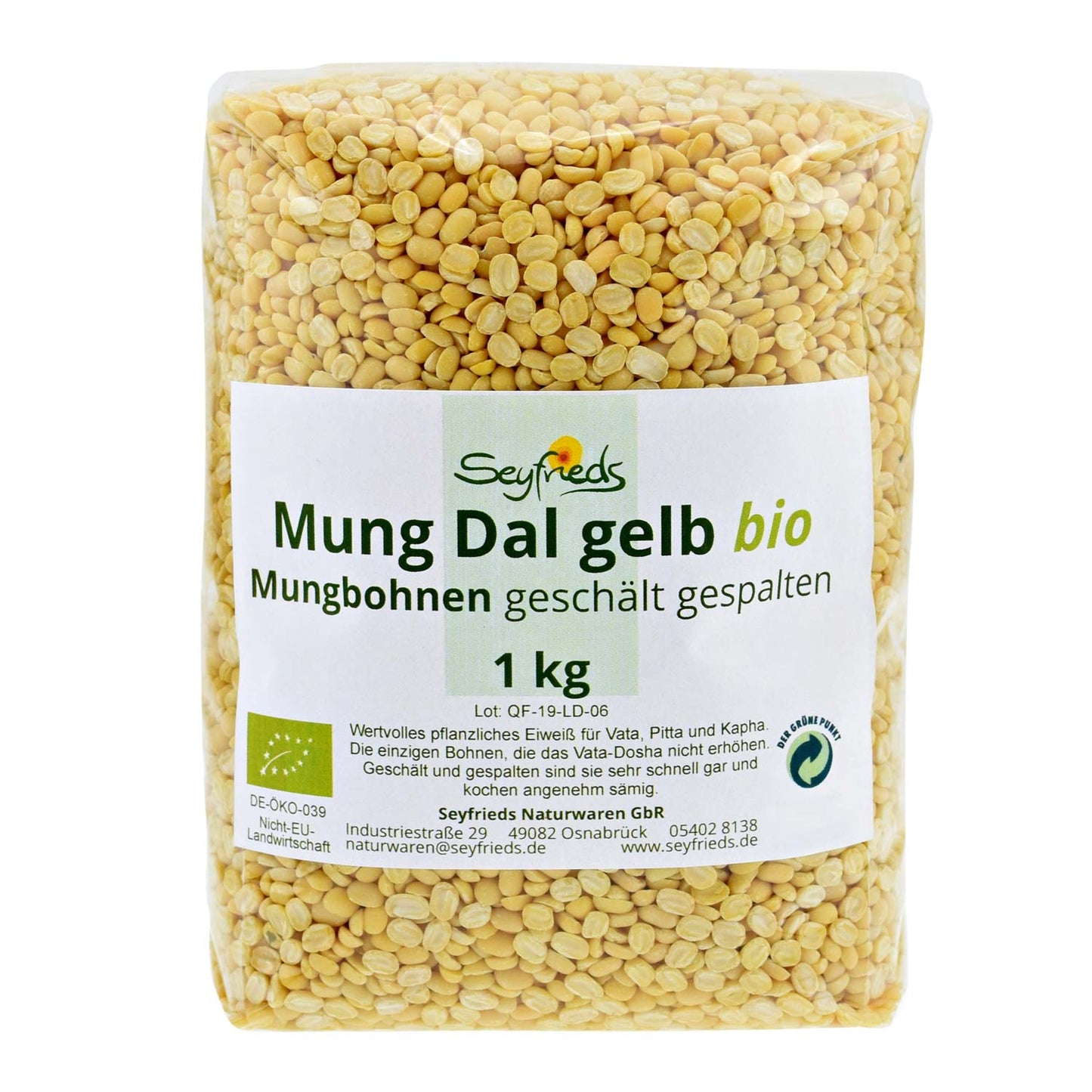 Mungdal bio 1 kg Seyfrieds