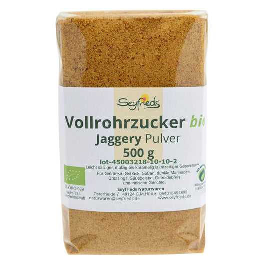 Jaggery bio 500 g Seyfrieds