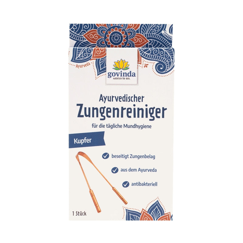 Zungenreiniger Kupfer Govinda