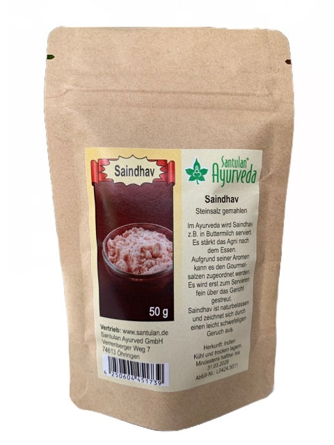 Schwarzsalz fein Saindhav 50 g Santulan