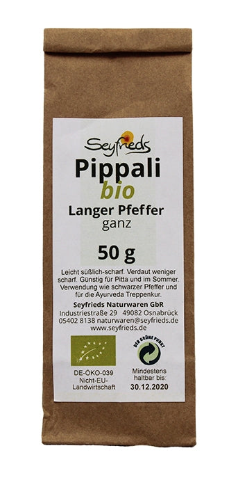 Pippali ganz bio 50 g Seyfrieds