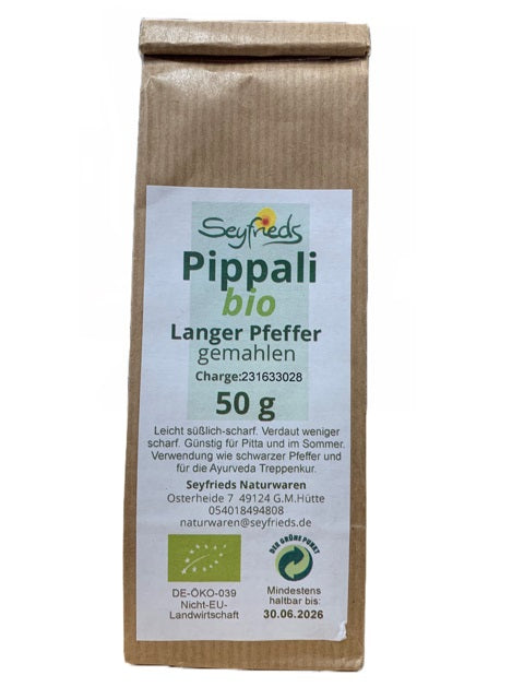 Pippali gemahlen bio 50 g Seyfrieds