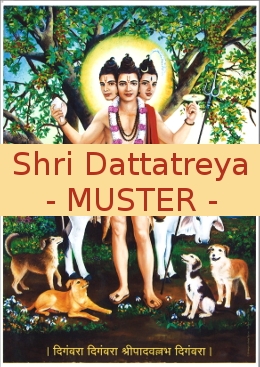 Shri Dattatreya Poster DIN A4 Santulan