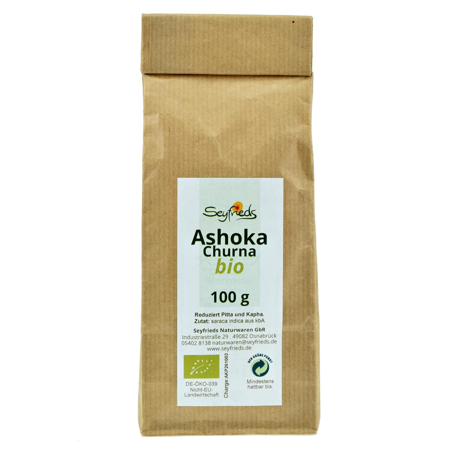 Ashoka Churna bio 100 g Seyfrieds